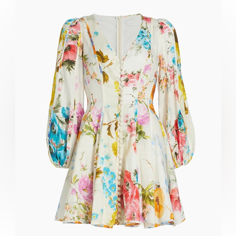 NEW NWT Zimmermann Halcyon Paneled Dress